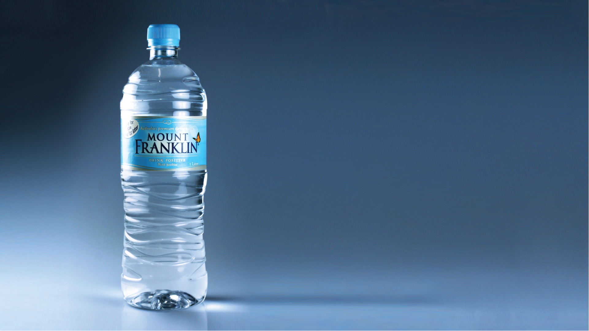 Mount Franklin mineral water bottle
