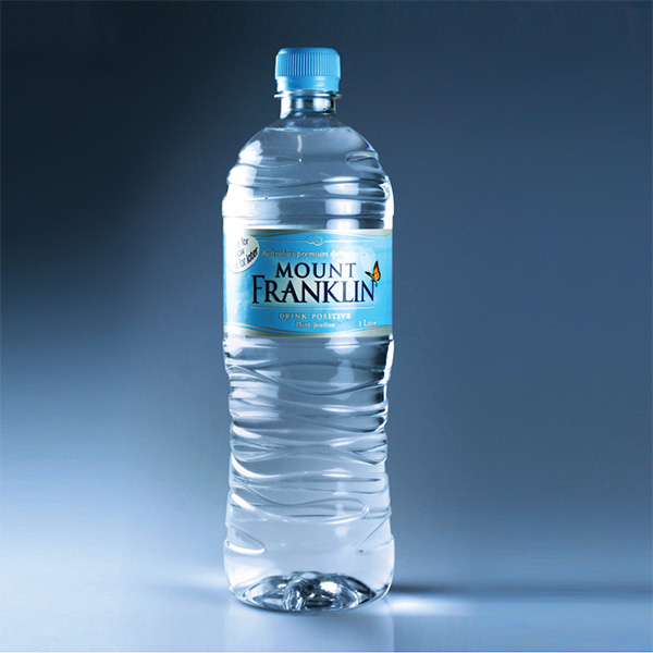 Mount Franklin mineral water bottle